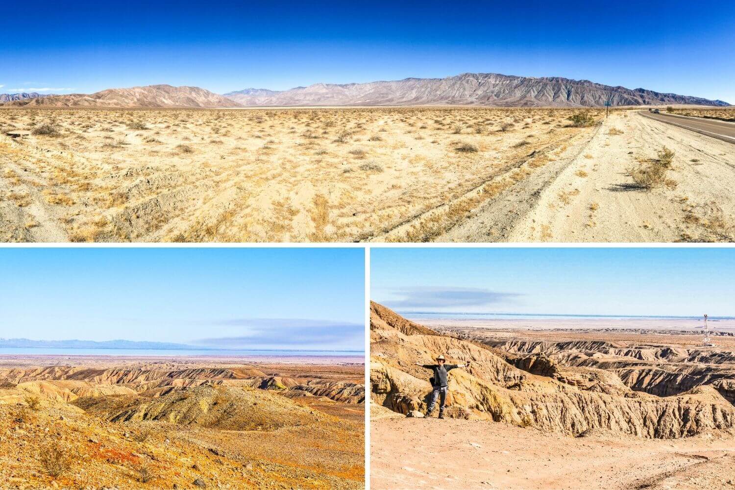 Vues du désert Anza Borrego Californie