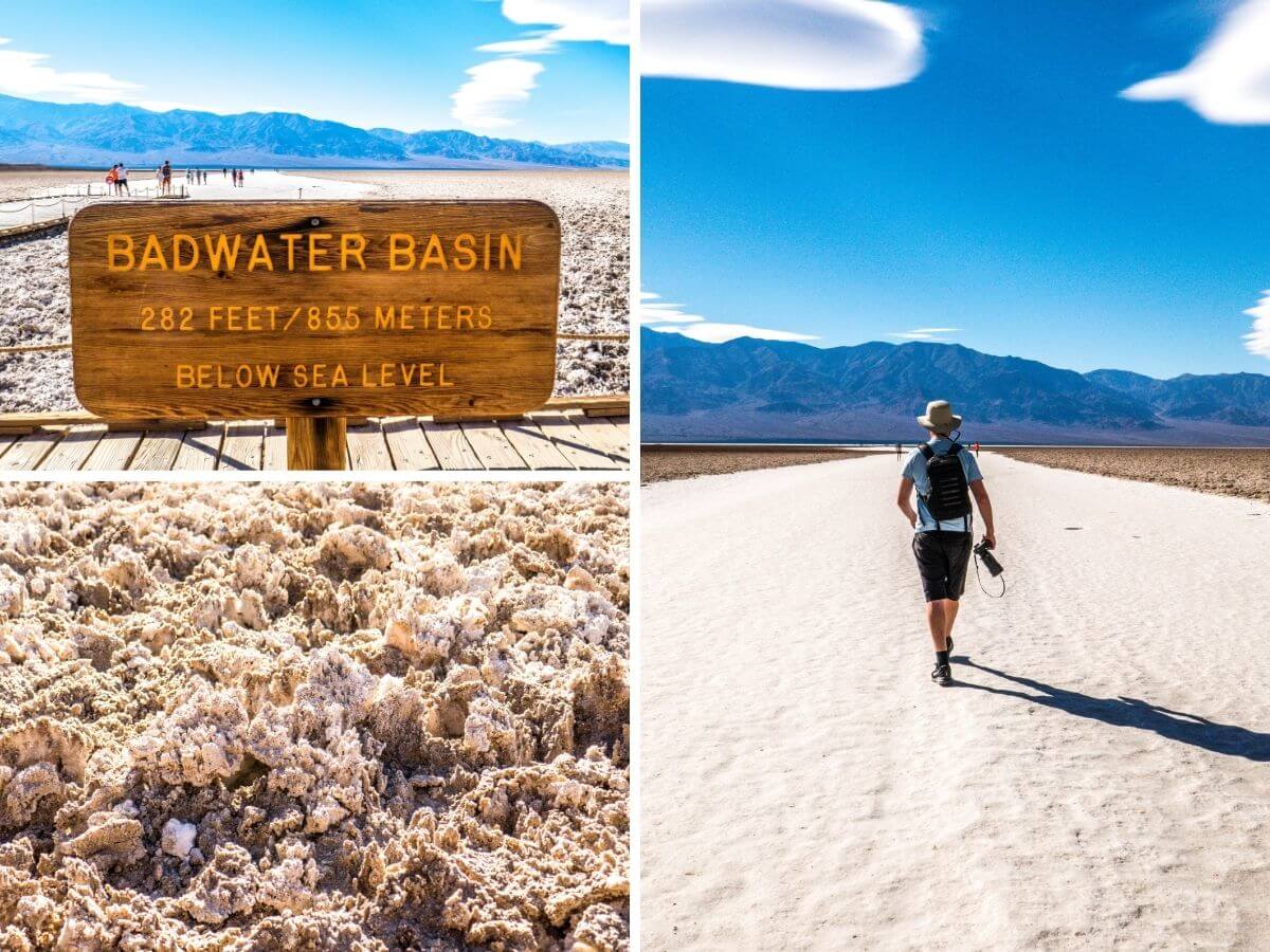 Badwater Basin désert Vallée de la Mort Californie