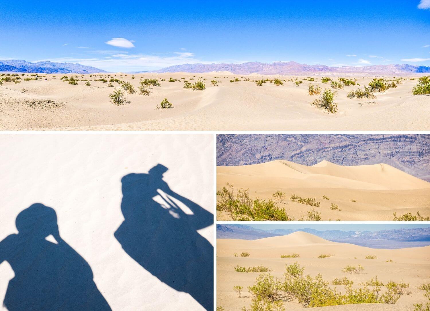 Dunes de sable désert californien Death Valley