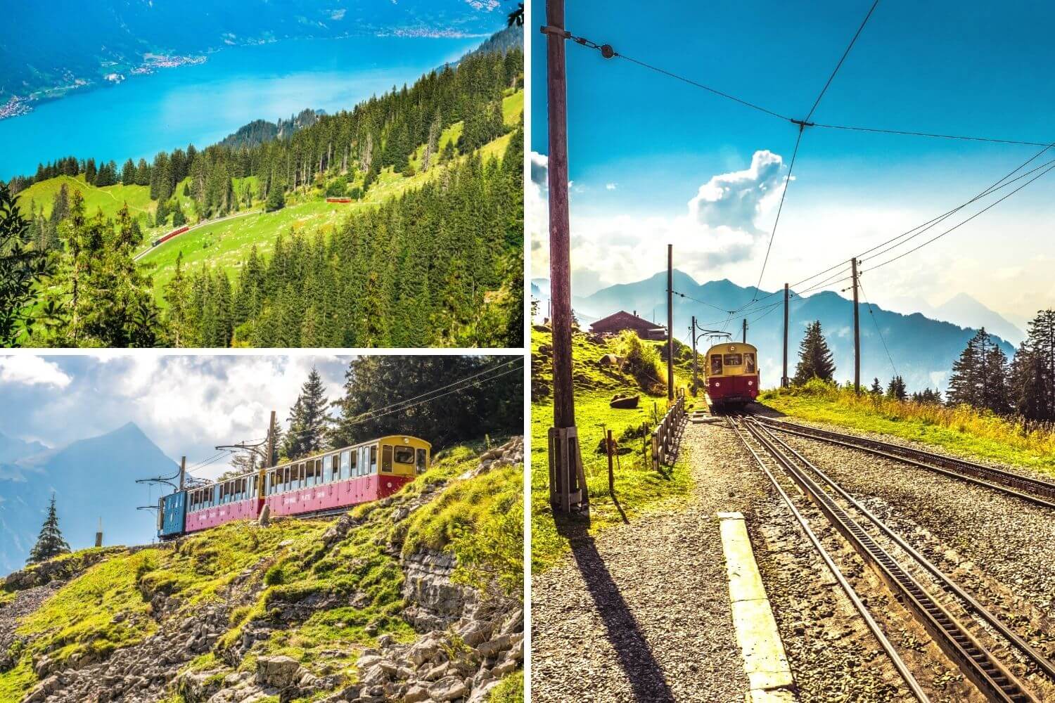 Schynige Platte Bahn train à crémaillères