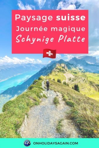 Schynige Platte paysage suisse et journée magique dans les alpes bernoises