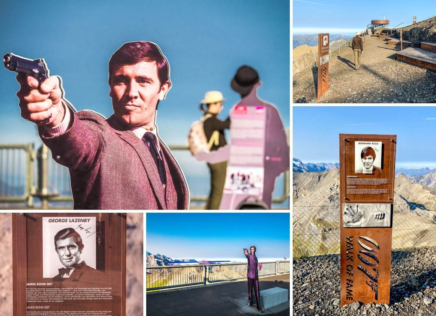 Schilthorn Piz Gloria James Bond 007 Walk of Fame