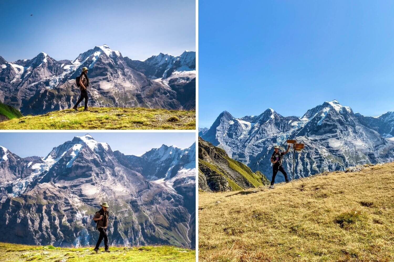 Schilthorn randonnée Grauseeli Eiger Monch Jungfrau