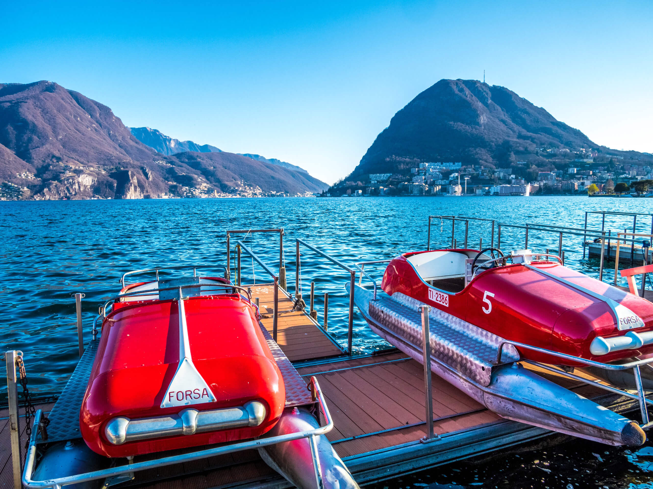 Lac de Lugano et Monte San Salvatore
