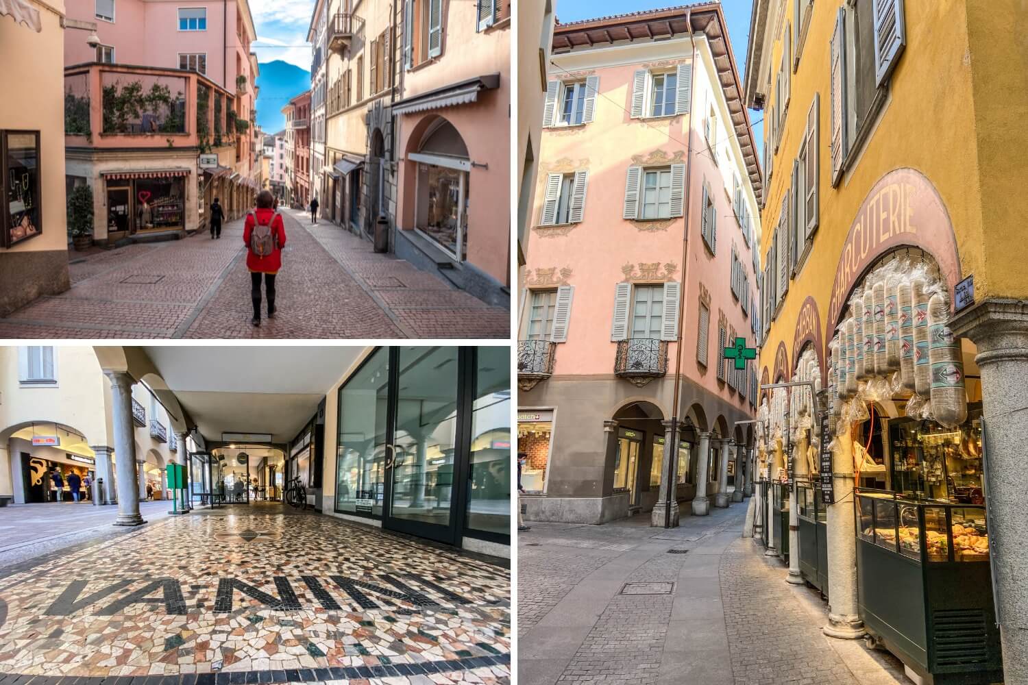 Via Pessina vieille ville de Lugano