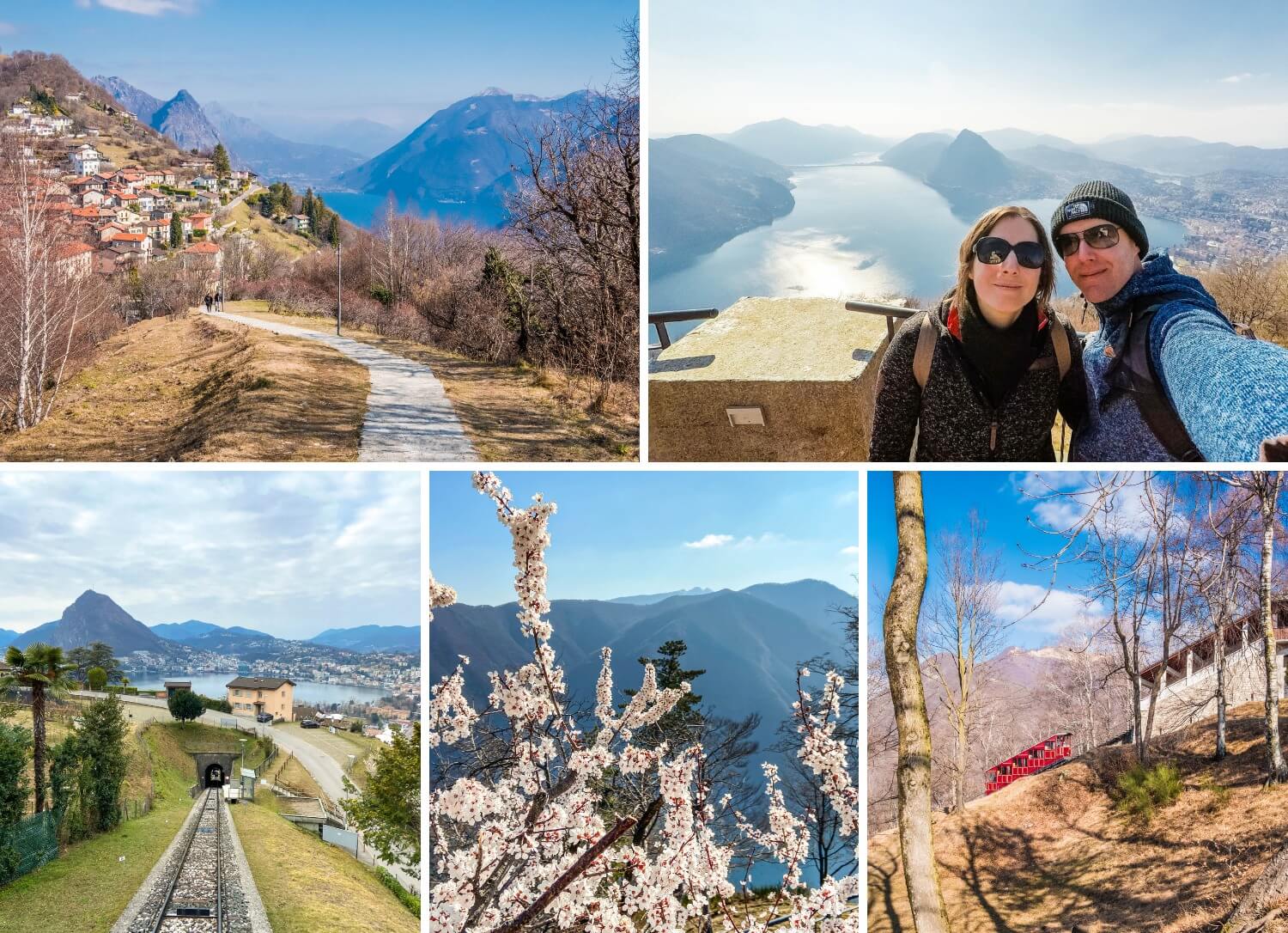 Vues depuis le Monte Bre_à faire à Lugano