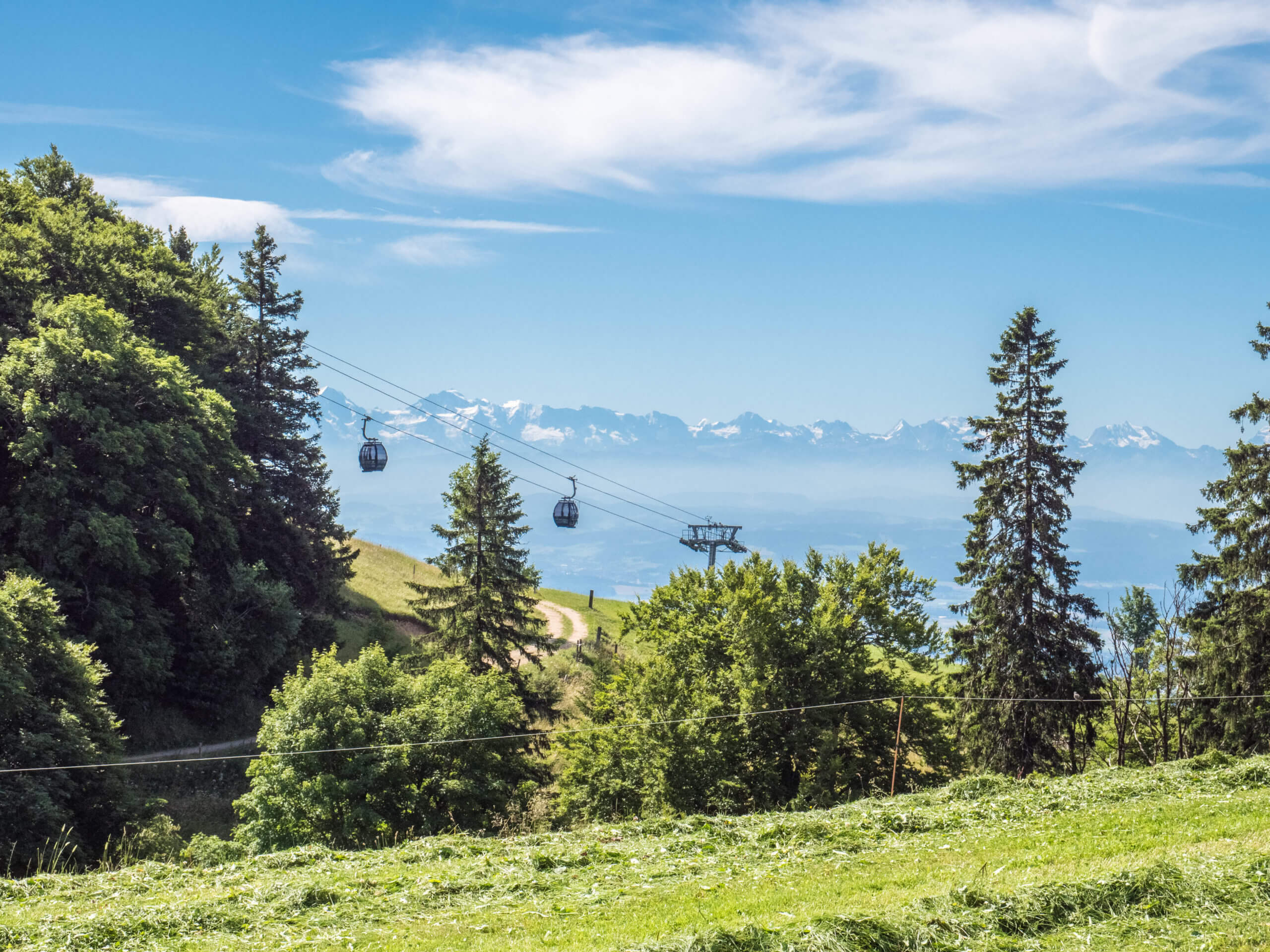 Vue depuis le Weissenstein à Soleure