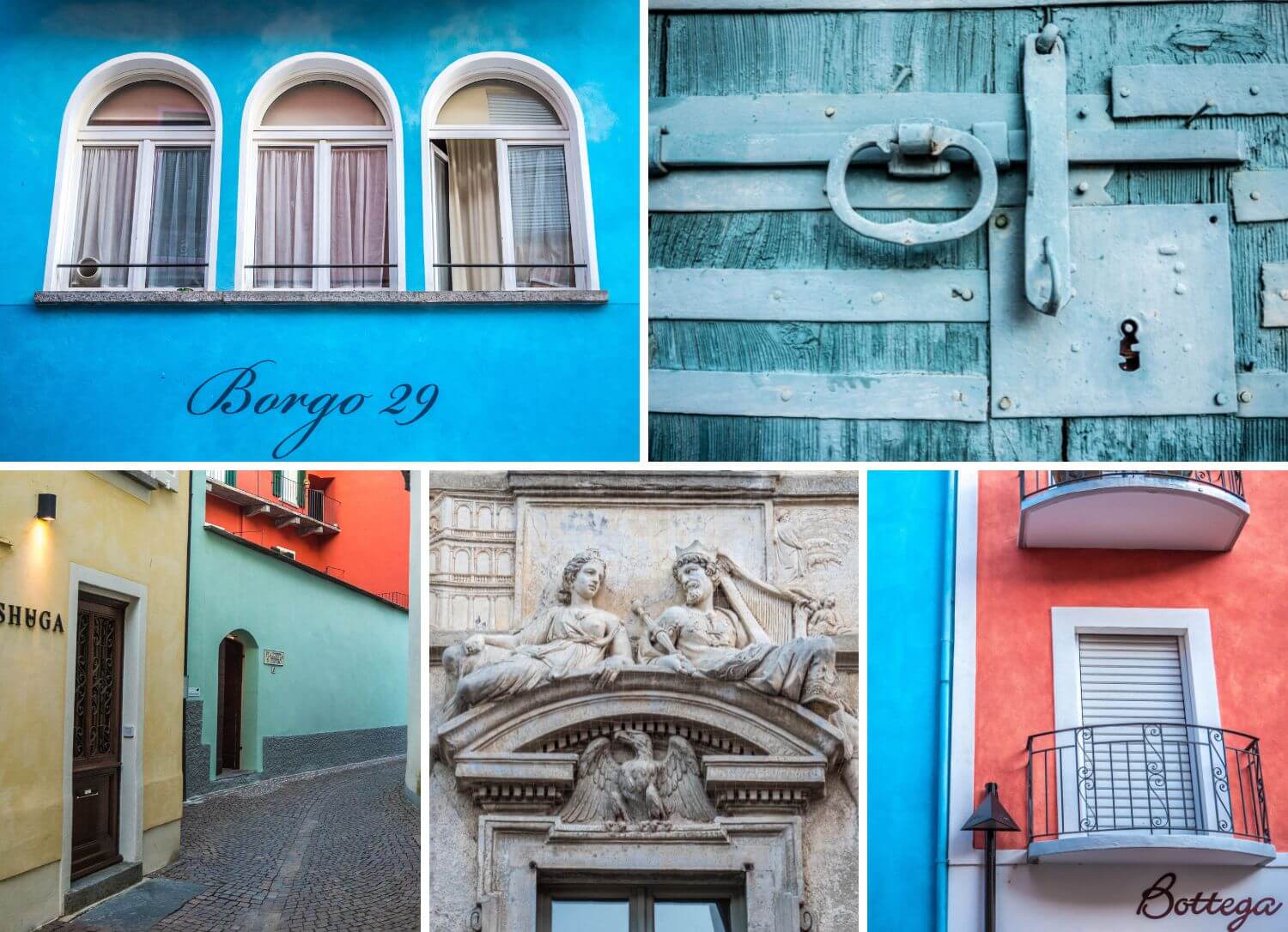 Détails Ascona près de Locarno Tessin Suisse