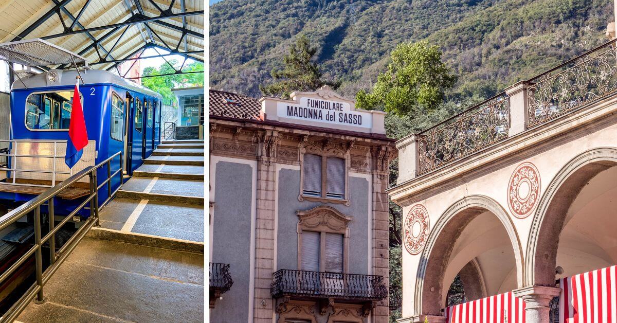 Funiculaire Madonna del Sasso Locarno Tessin Suisse