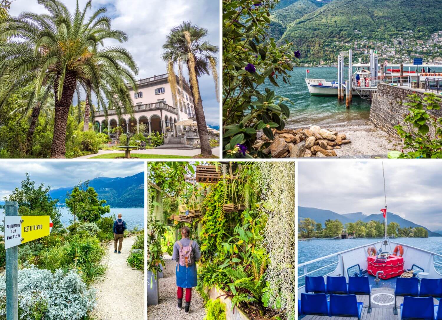 Jardin botanique de Brissago à faire à Locarno Tessin
