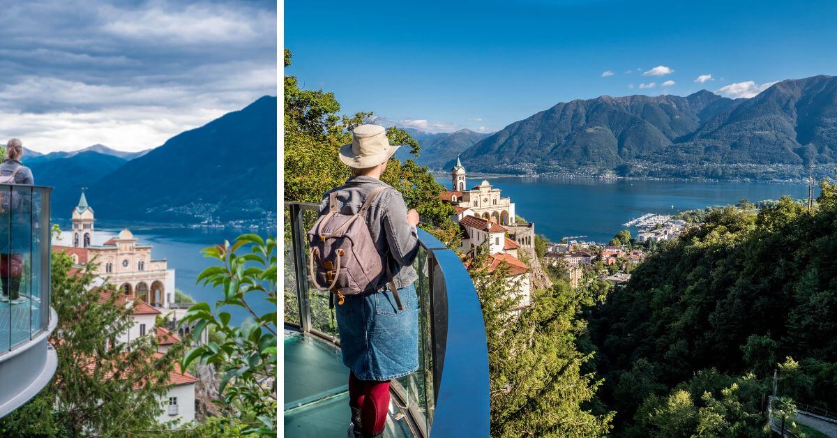Plateforme Madonna del Sasso à faire à Locarno Suisse