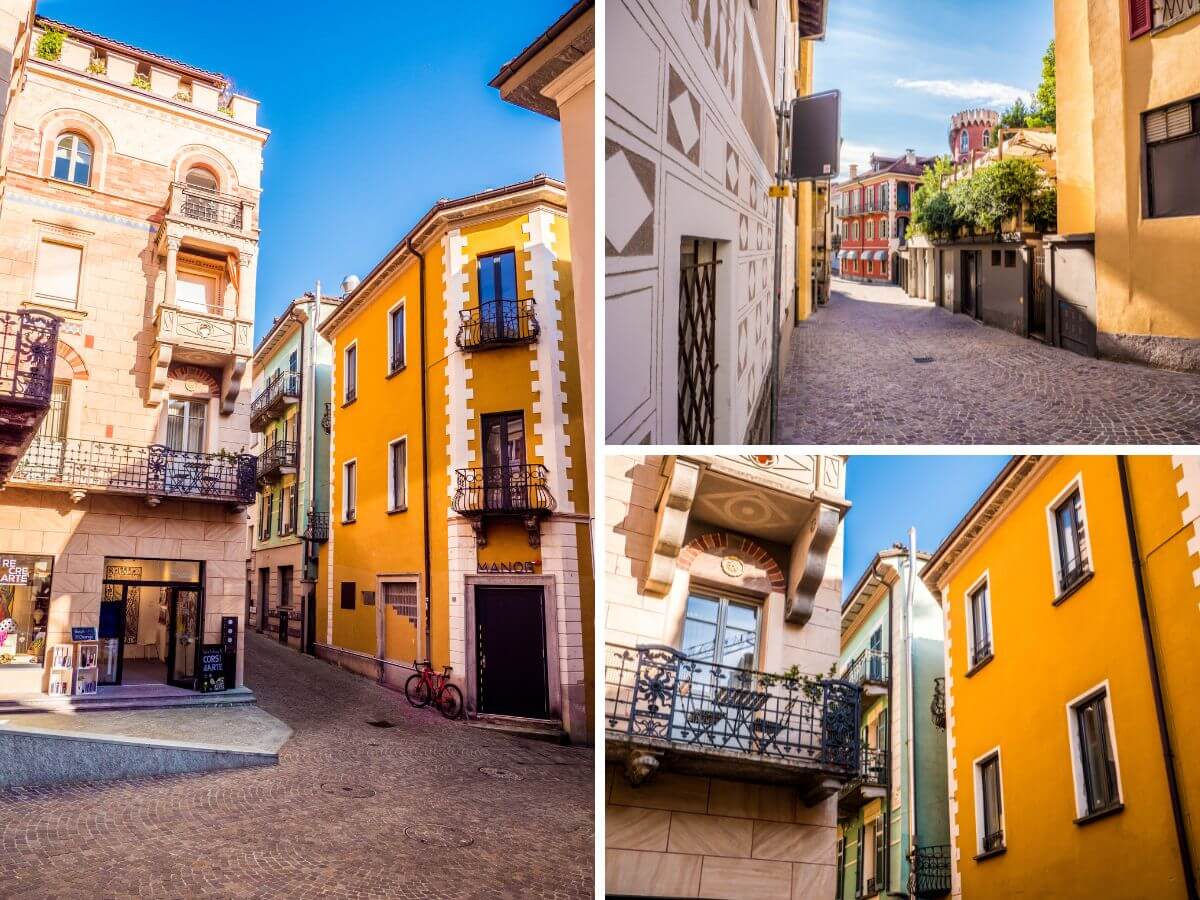 Via Carlo Bacilieri à voir à Locarno Tessin Suisse