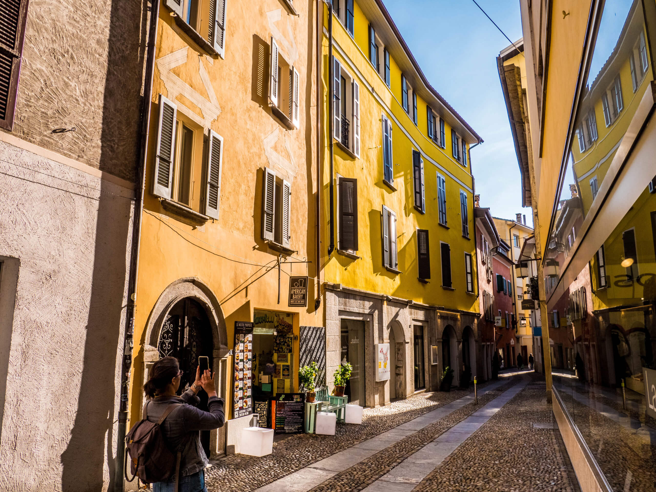 Via Sant’Anonio vieille ville Locarno Tessin