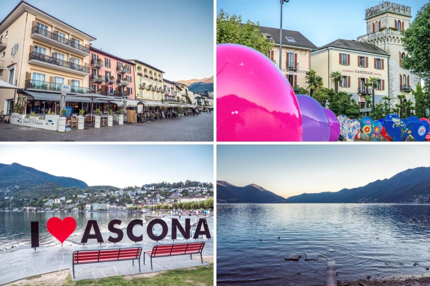 Visiter Ascona près de Locarno Tessin Suisse