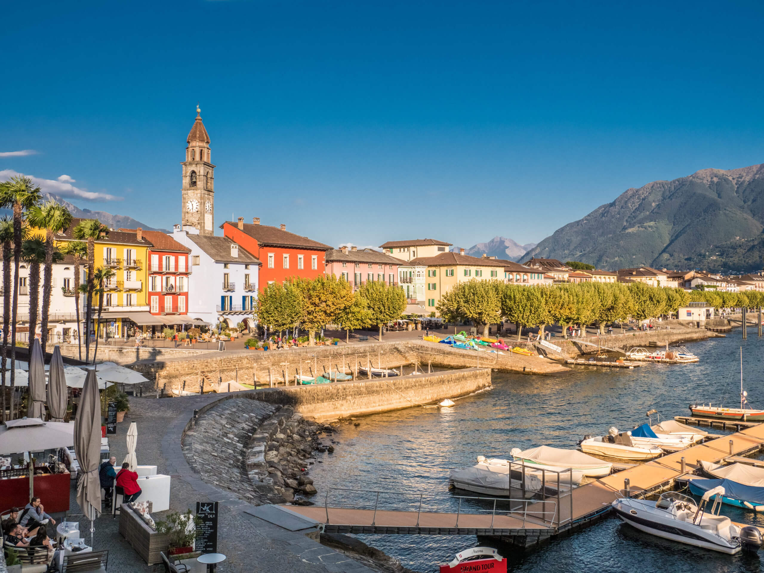 Vue Ascona Tessin Suisse