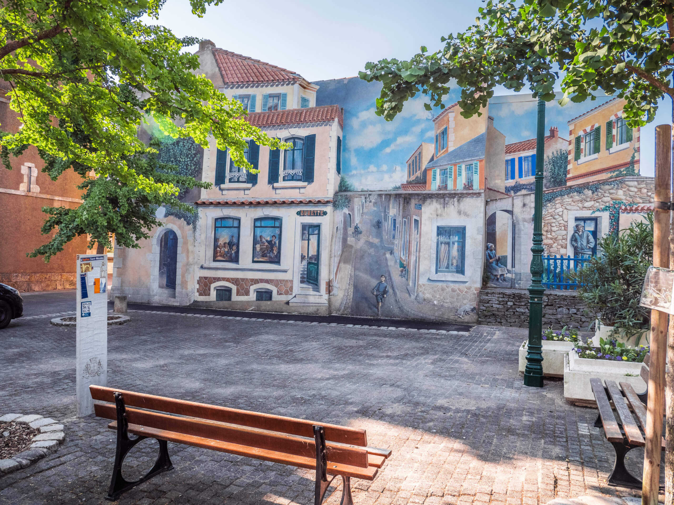 Fresque Saint-Anne La Chaume Sables d'Olonne